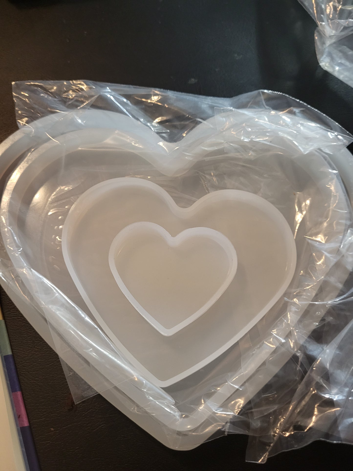 Heart shaped silicone molds