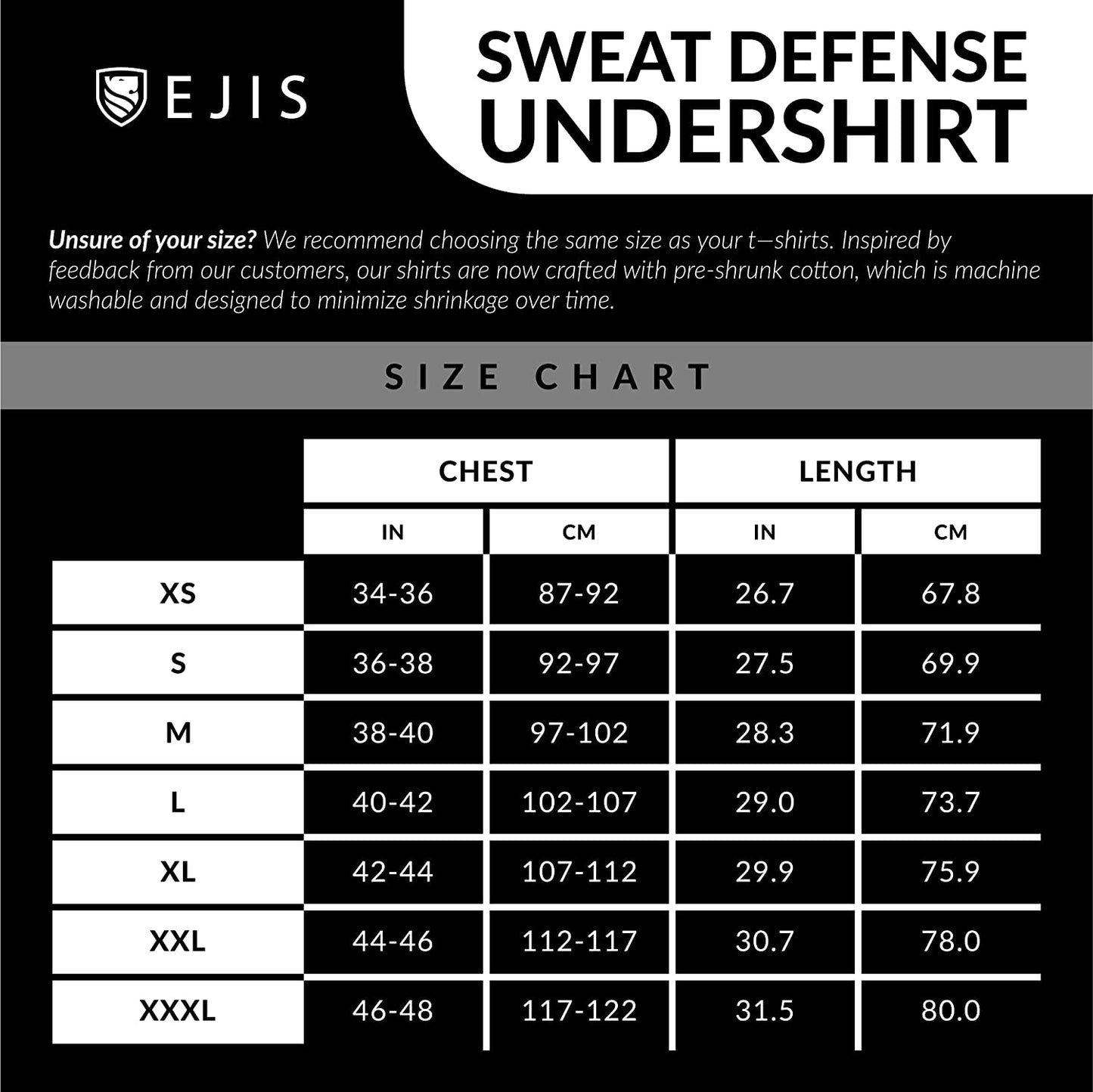 Cotton crew undershirt v-neck sweat defense shirt